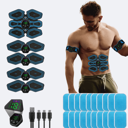 Professional Abs & Arms EMS Muscle Machine with Gel Pads
