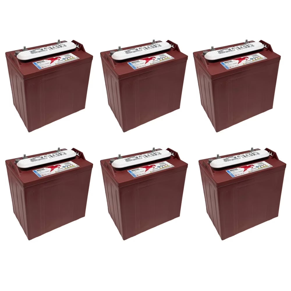 T-875 8V 170Ah Flooded Lead Acid GC2 Deep Cycle Battery x6