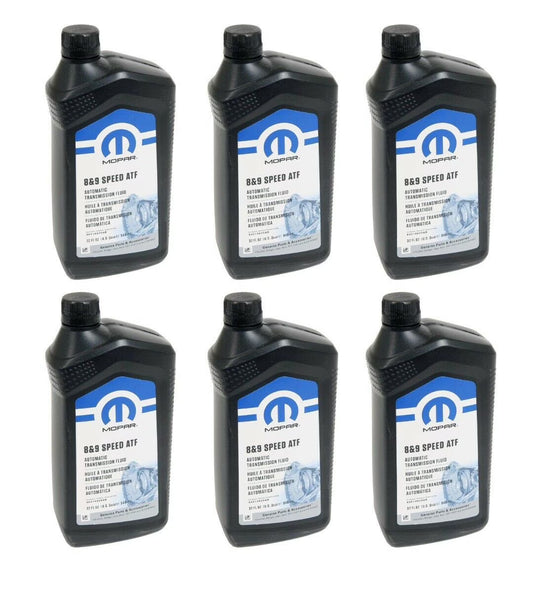 8 and 9 Speed Automatic Transmission Fluid Case of 6 Quarts Chrysler Dodge Jeep