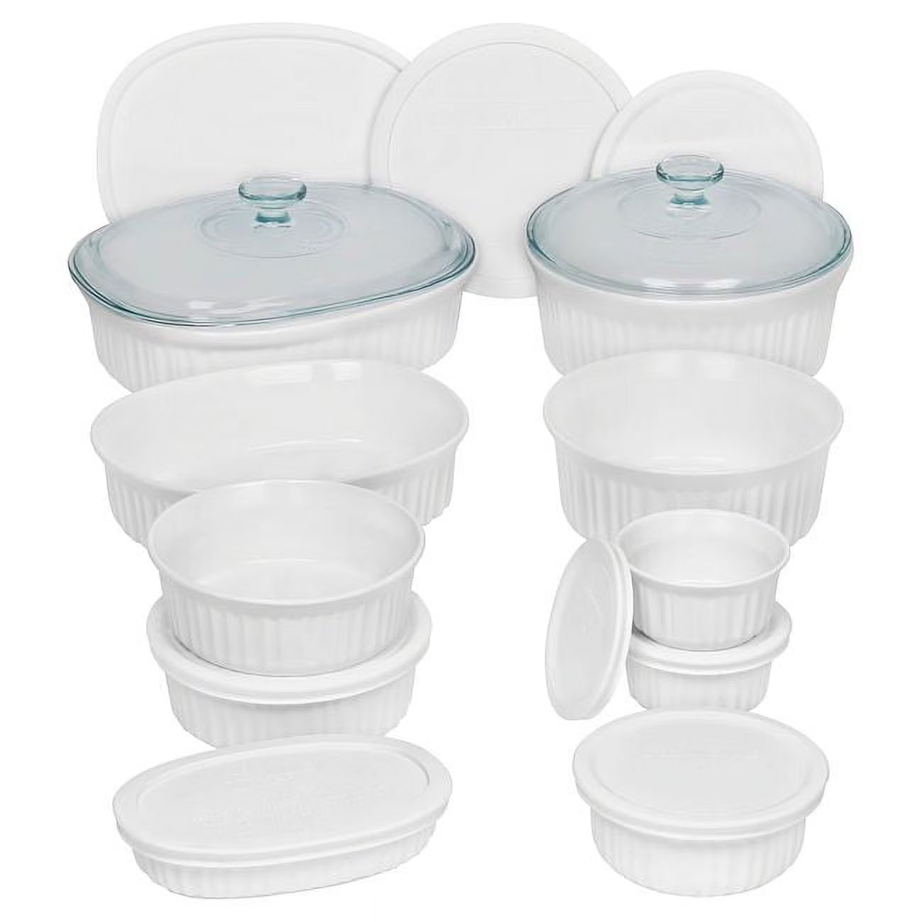 French White 20-piece Bakeware Set