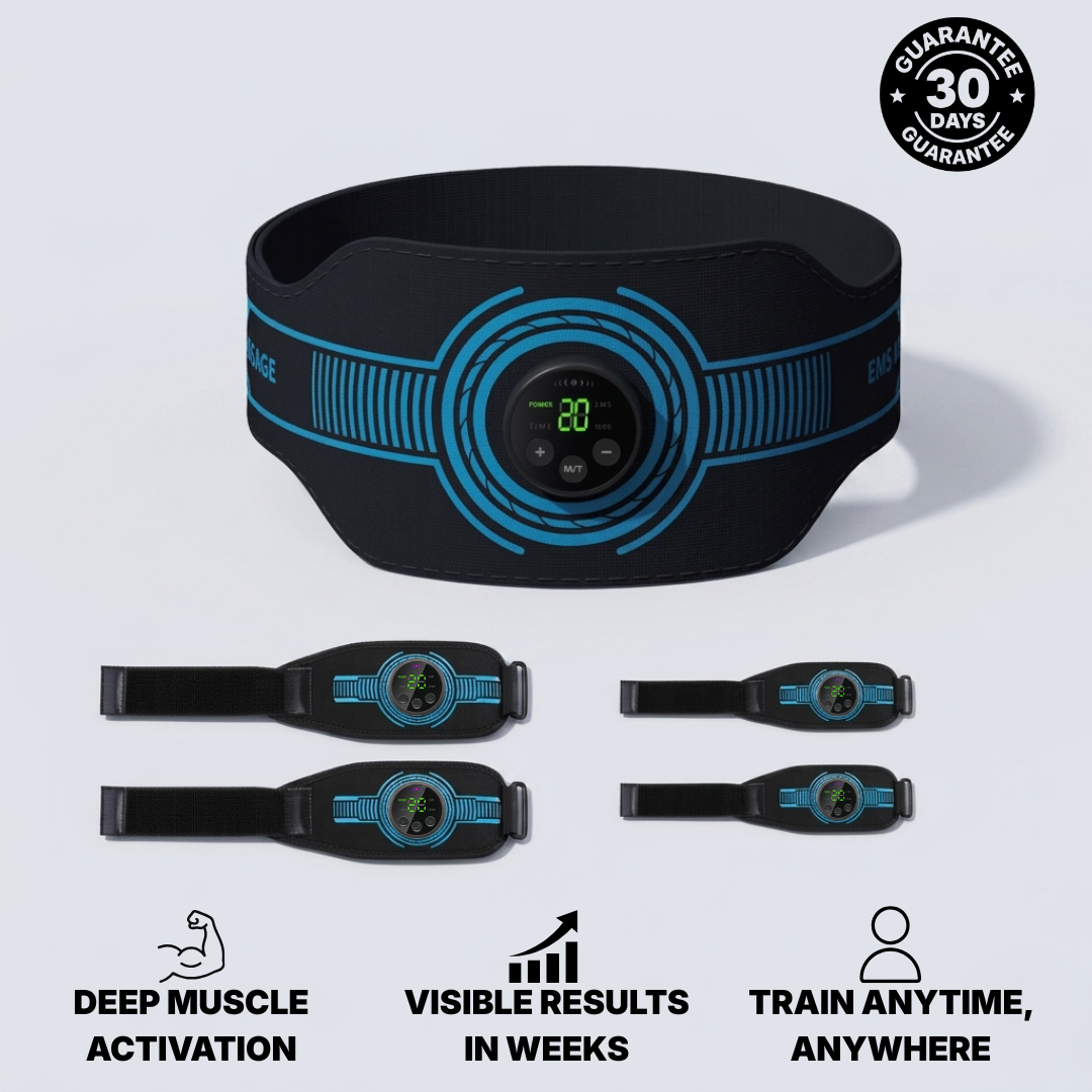 FlexPro 360 Unisex EMS Muscle Training System | 5-Pack for Abs, Arms & Legs