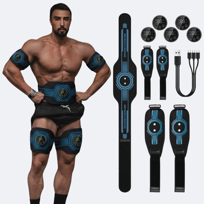 FlexPro 360 Unisex EMS Muscle Training System | 5-Pack for Abs, Arms & Legs