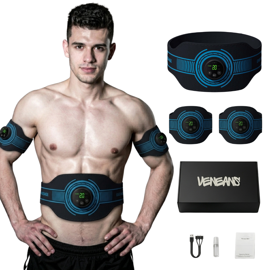 FlexPro 360 Unisex EMS Muscle Training System | 5-Pack for Abs, Arms & Legs