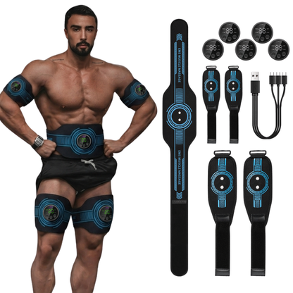 FlexPro 360 Unisex EMS Muscle Training System | 5-Pack for Abs, Arms & Legs
