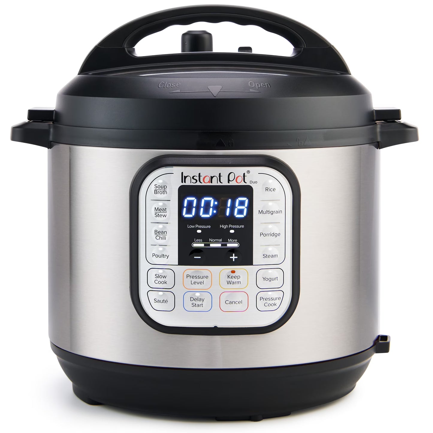 6Qt DUO 7-in-1 Multi-Cooker, Pressure Cook, Slow Cook, & more, Stainless Steel