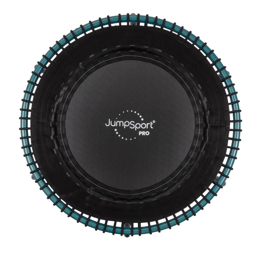 350 Pro Fitness 39" Cardio Workout Indoor Trampoline, Teal/Black