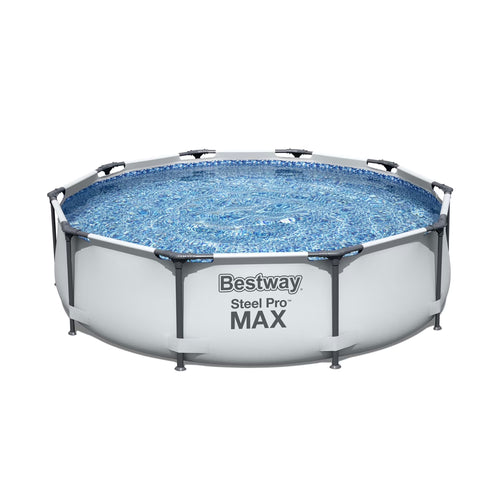Steel Pro MAX 10' x 30" Above Ground Pool Set Round