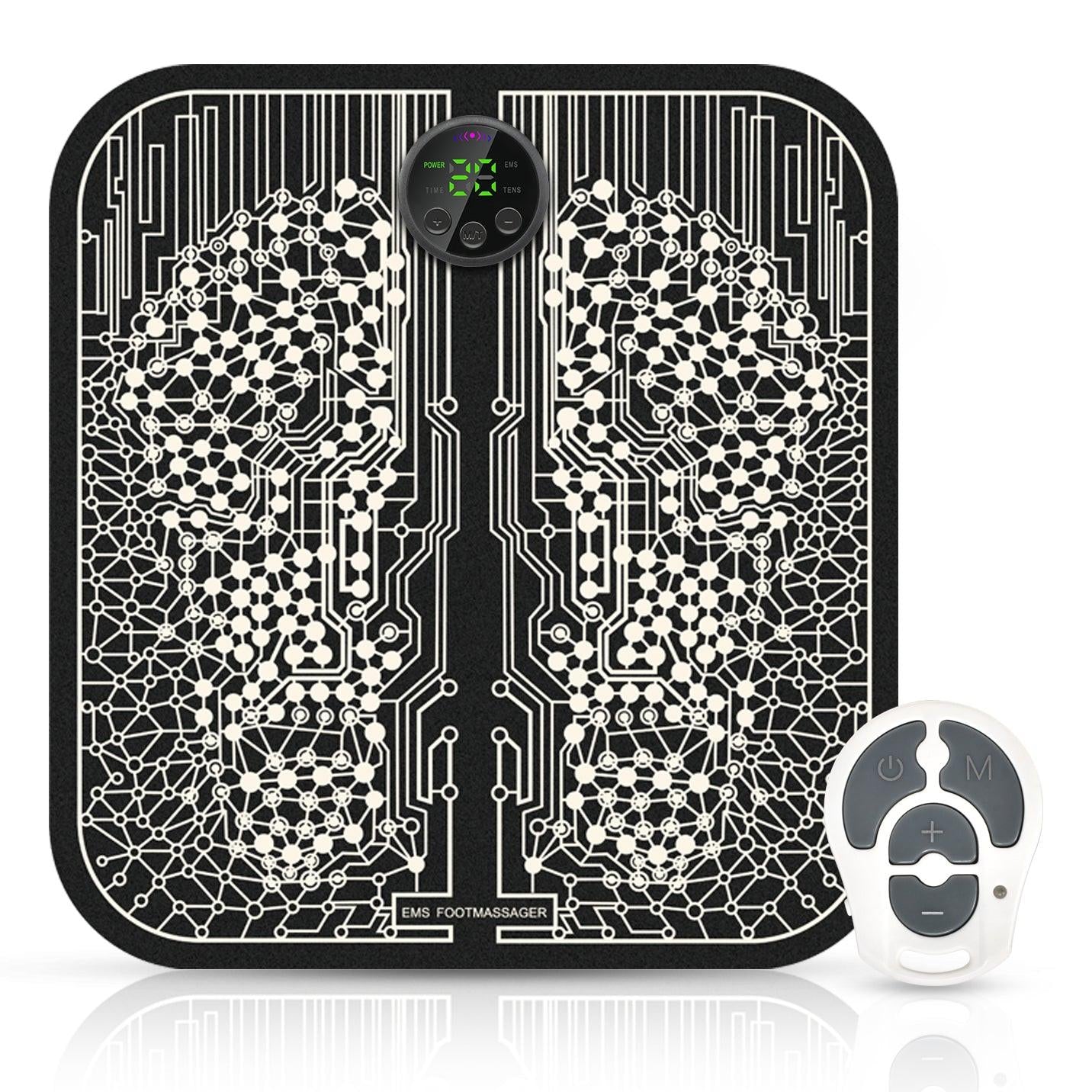 Remote-Controlled EMS Foot Massage Pad